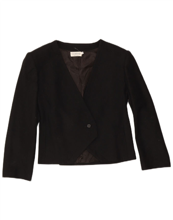 Vintage Γυναικείο Μπουφάν Blazer IT 42 Μεσαίο Μαύρο