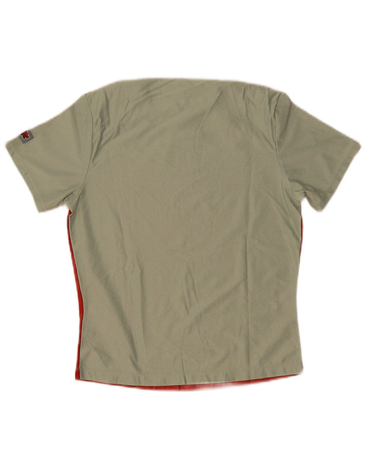 Γυναικείο γραφικό μπλουζάκι Nike Top UK 10/12 μεσαίο κόκκινο χρώμα πολυεστέρα