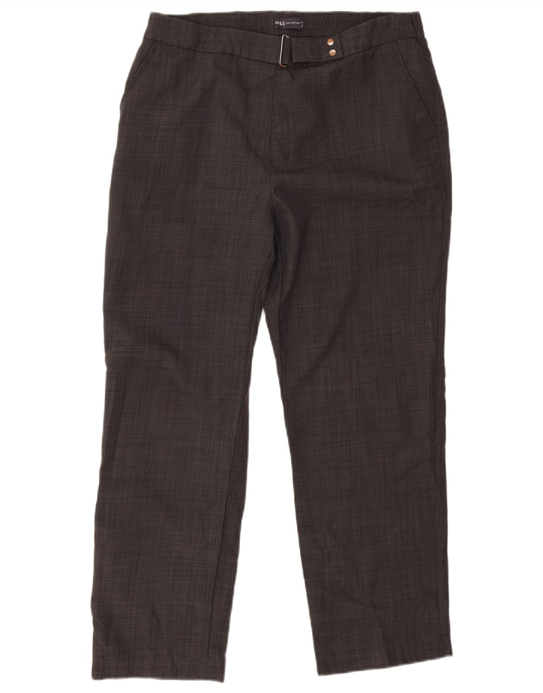 Marks & Spencer Γυναικείο ίσιο παντελόνι Chino UK 14 Large W32 L26 Grey