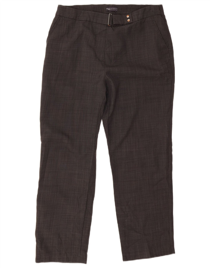 Marks & Spencer Γυναικείο ίσιο παντελόνι Chino UK 14 Large W32 L26 Grey