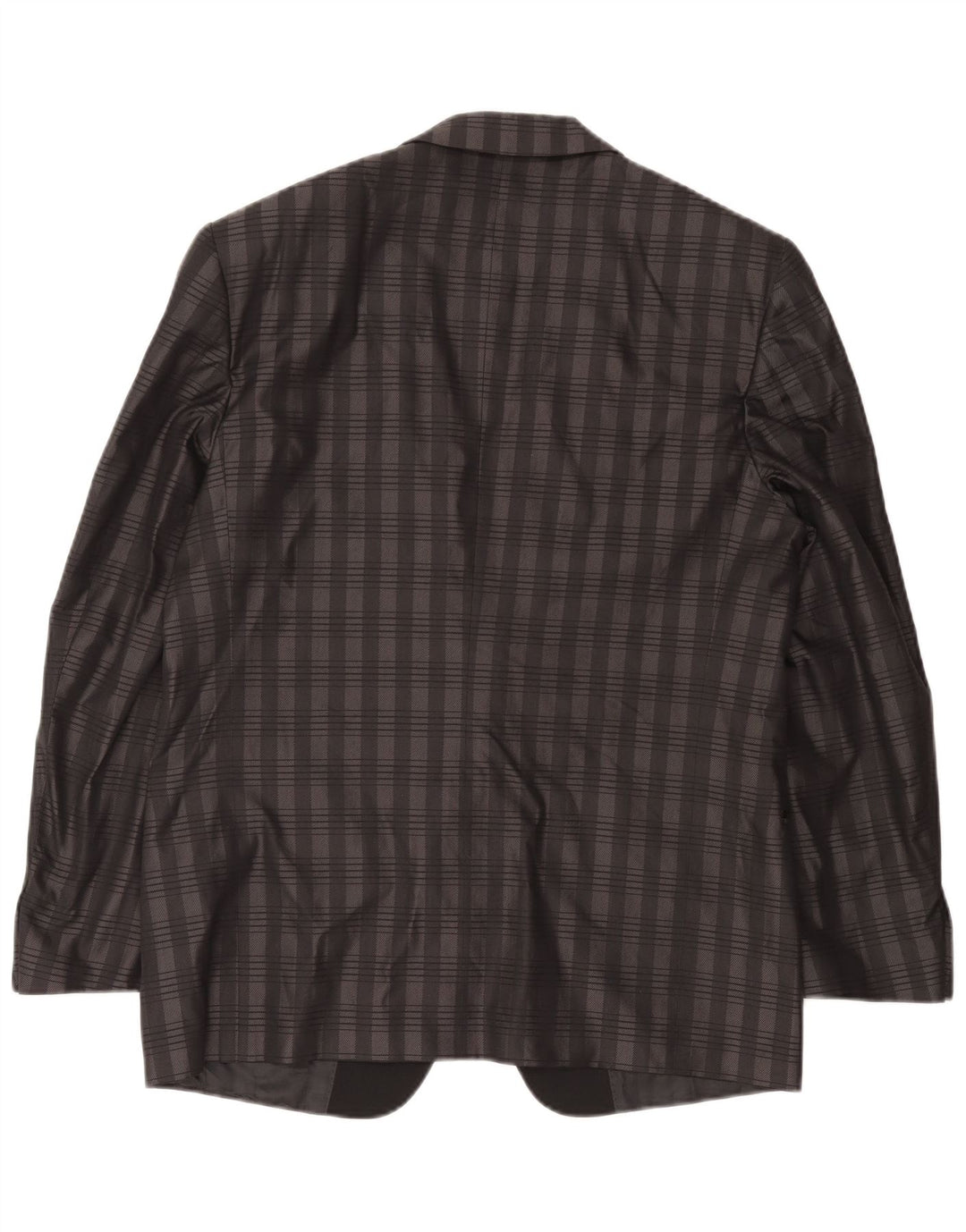 Ανδρικό μπουφάν μπλέιζερ BOCCHESE 1 κουμπιού IT 52 XL Grey Check Silk