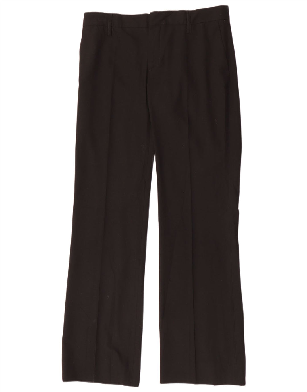 Zara Γυναικείο ίσιο παντελόνι casual μεγάλο W32 L33 μαύρο πολυεστέρα