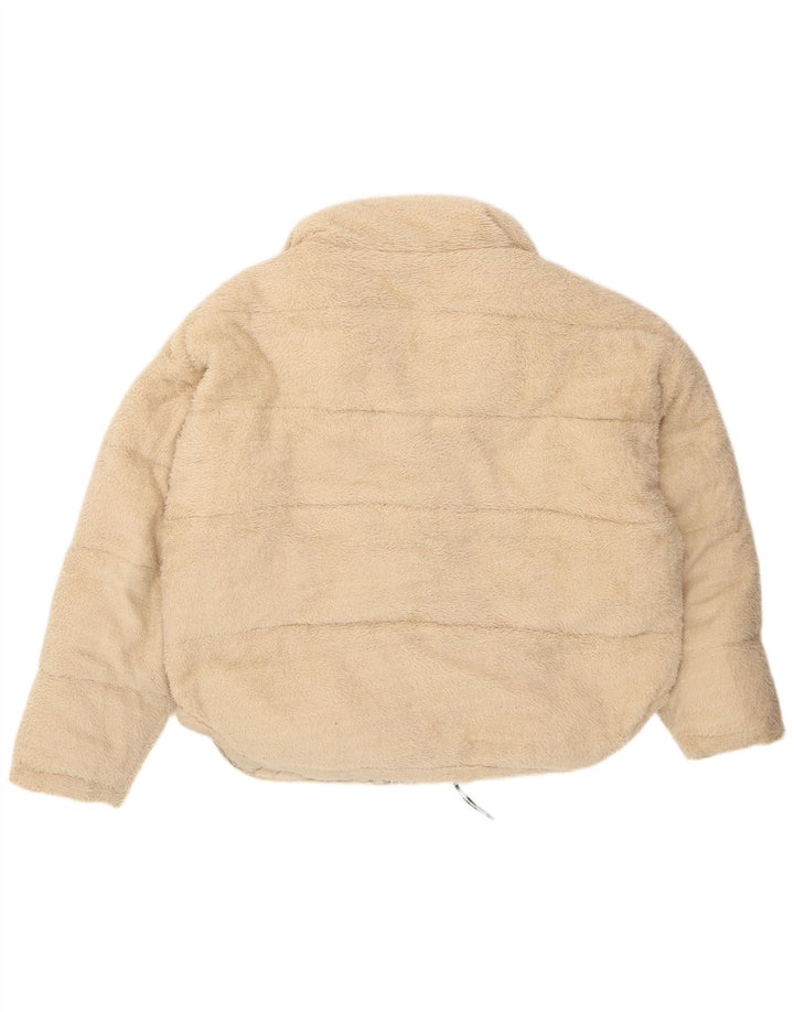 Urban Outfitters Γυναικείο υπερμεγέθη τζάκετ fleece UK 14 Medium Beige