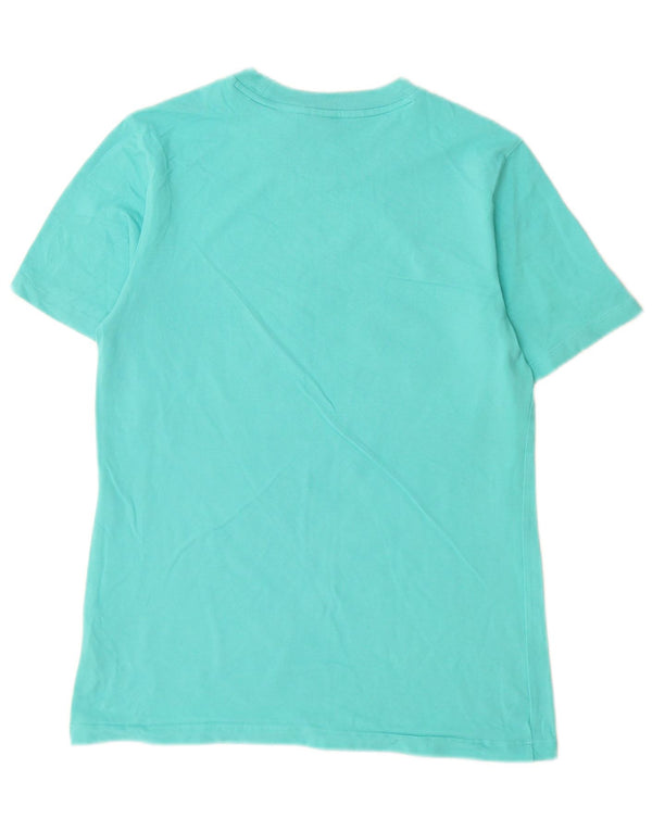 Γυναικείο γραφικό μπλουζάκι Adidas Top UK 12 μεσαίο τιρκουάζ βαμβάκι