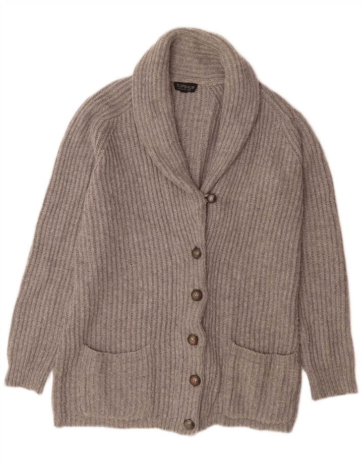 Γυναικείο πουλόβερ ζακέτα Topshop Oversized UK 8 Μικρό Γκρι Ακρυλικό