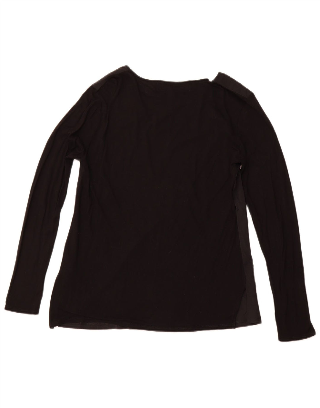 DESIGUAL Γυναικείο τοπ μακρυμάνικο 14 μεγάλο μαύρο φλοράλ βισκόζη