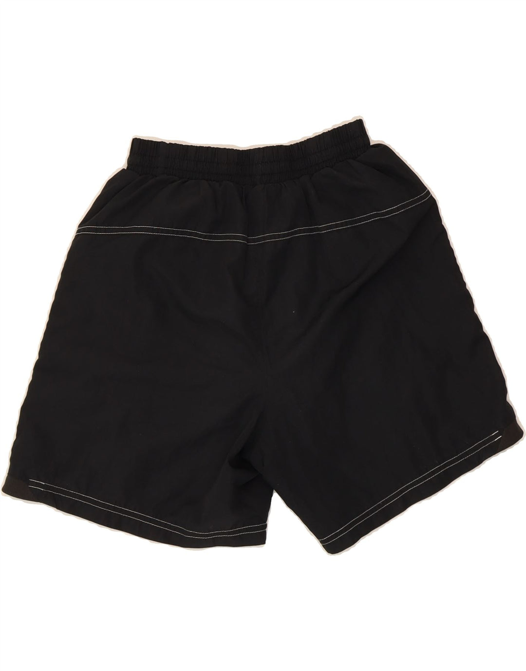 HUMMEL Mens Graphic Sport Shorts XS  Black Polyester Vintage Hummel and Second-Hand Hummel from Messina Hembry 