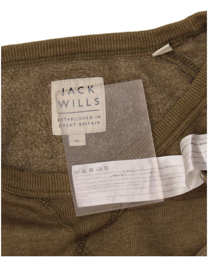 Ανδρικό φούτερ Jack Wills Jumper XL Khaki Cotton