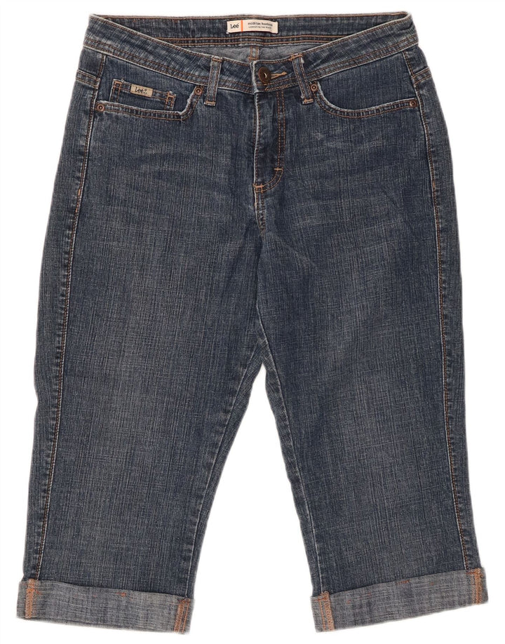 LEE Γυναικείο Ψηλόμεσο Τζιν Capri US 8 Medium W29 Μπλε βαμβακερό