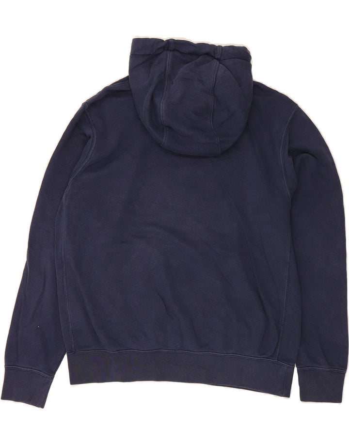 NIKE Mens Graphic Hoodie Jumper Medium Navy Blue Cotton Vintage Nike and Second-Hand Nike from Messina Hembry 