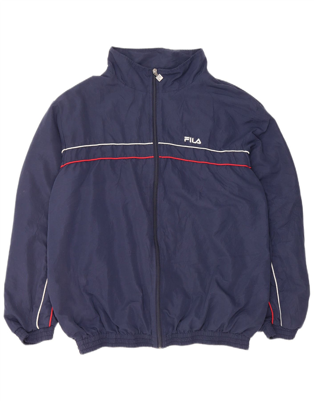 Ανδρική φόρμα Fila Top Jacket 2XL Navy Blue ριγέ πολυεστέρα Sports