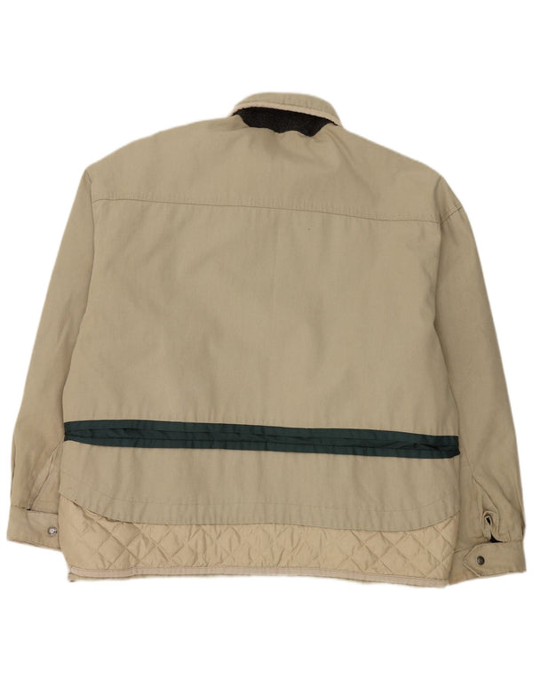 Vintage Ανδρικό μπουφάν UK 42 XL Beige Colourblock