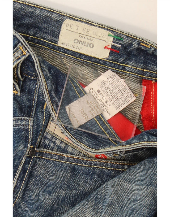 Ανδρικό τζιν σορτς Diesel Onijo W33 Βαμβακερό μεσαίο μπλε