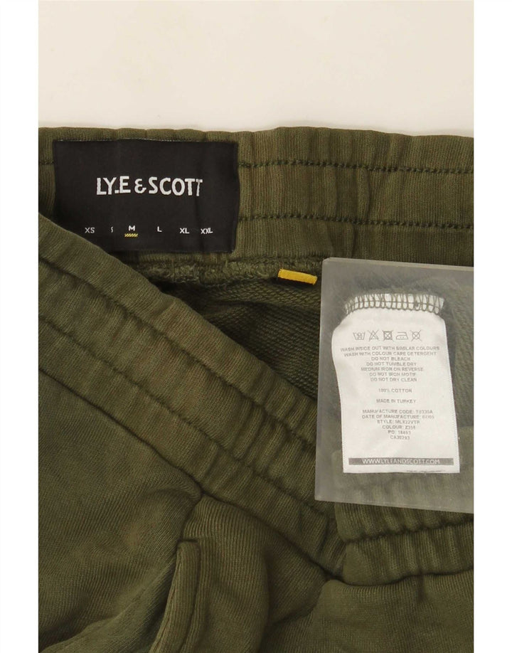 Lyle & Scott Ανδρική φόρμα παντελόνι Joggers Μεσαίο πράσινο βαμβακερό
