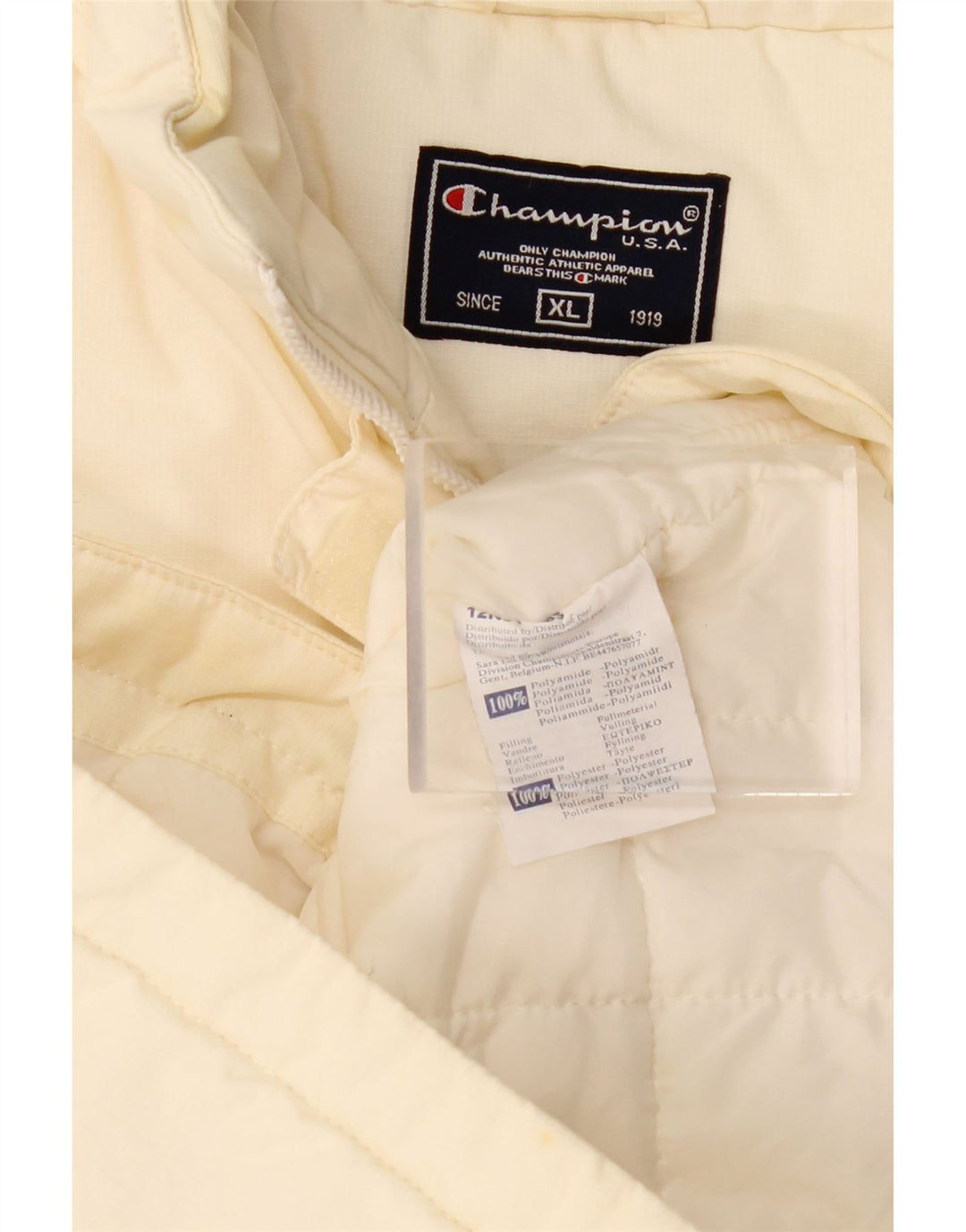 CHAMPION Γυναικείο Gilet UK 18 XL Off White Polyamide