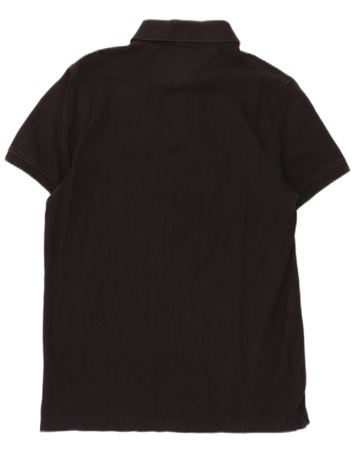 TOMMY HILFIGER Ανδρικό πουκάμισο Polo Slim Fit Medium Μαύρο