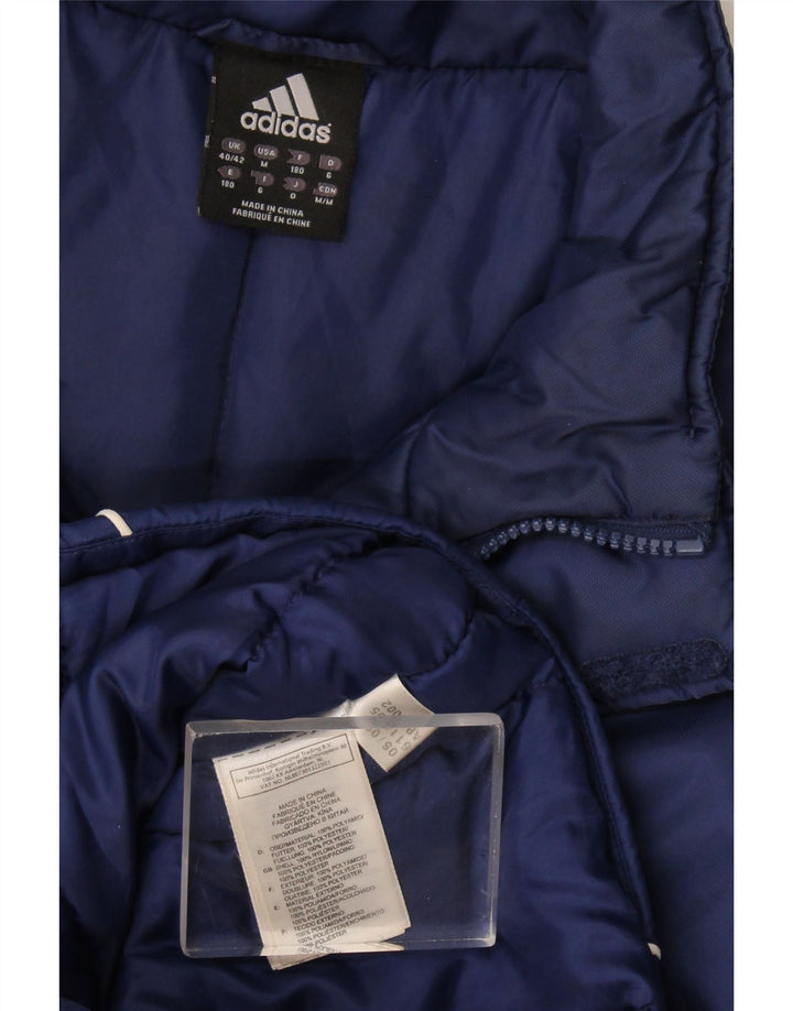 Ανδρικό παλτό Adidas Windbreaker UK 40/42 Medium Navy Blue Polyamide