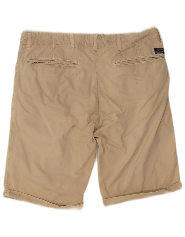 Ανδρικό σορτς Chino Woolrich W34 Μεγάλο μπεζ βαμβακερό