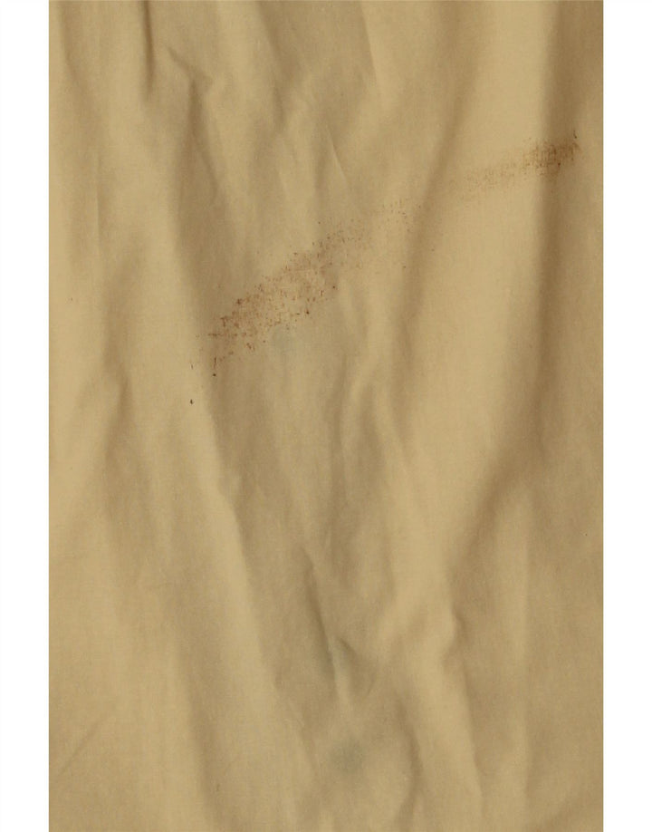 Ανδρικό κοντομάνικο πουκάμισο WRANGLER 2XL Μπεζ βαμβακερό