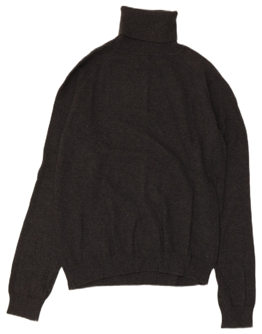 Γυναικείο πουλόβερ ZARA με ρολό λαιμόκοψη UK 18 XL Γκρι βαμβακερό