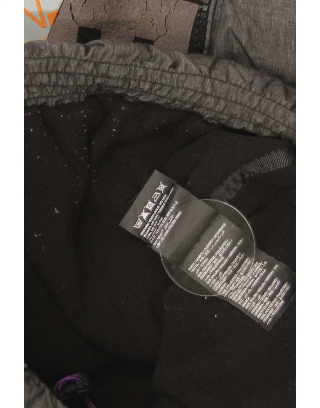 Superdry Γυναικείο Μπουφάν UK 6 XS Γκρι Πολυεστέρας με γραφικά padded