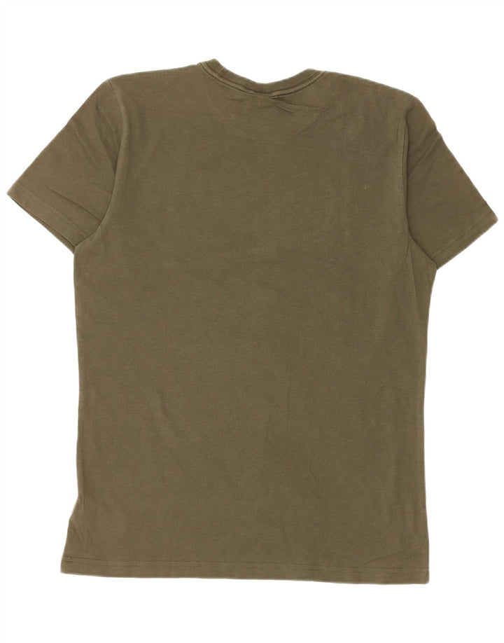 Ανδρικό γραφικό T-Shirt Adidas Top Μεσαίο πράσινο βαμβακερό