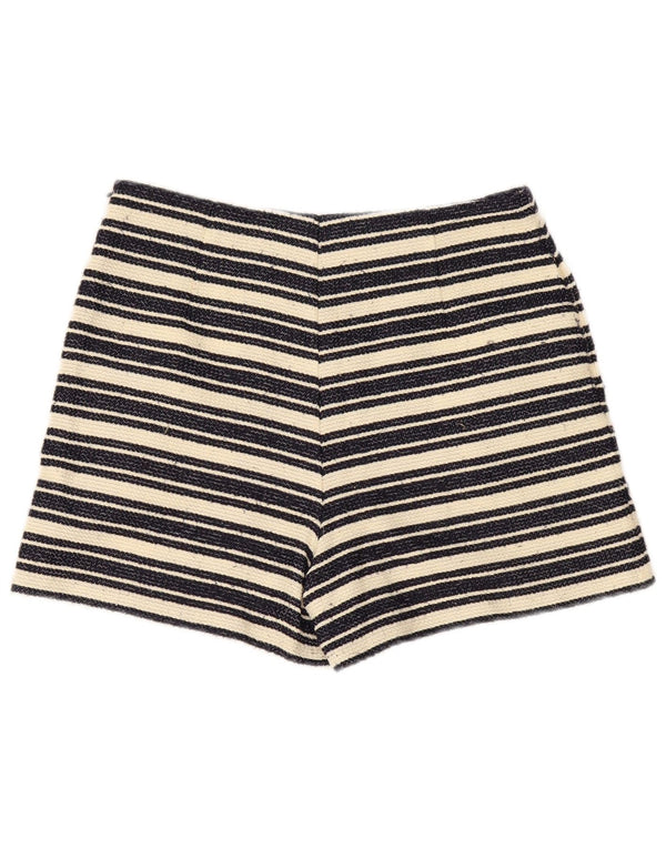 Whistles Γυναικείο ψηλόμεσο παντελόνι UK 10 Small W30 Beige ριγέ