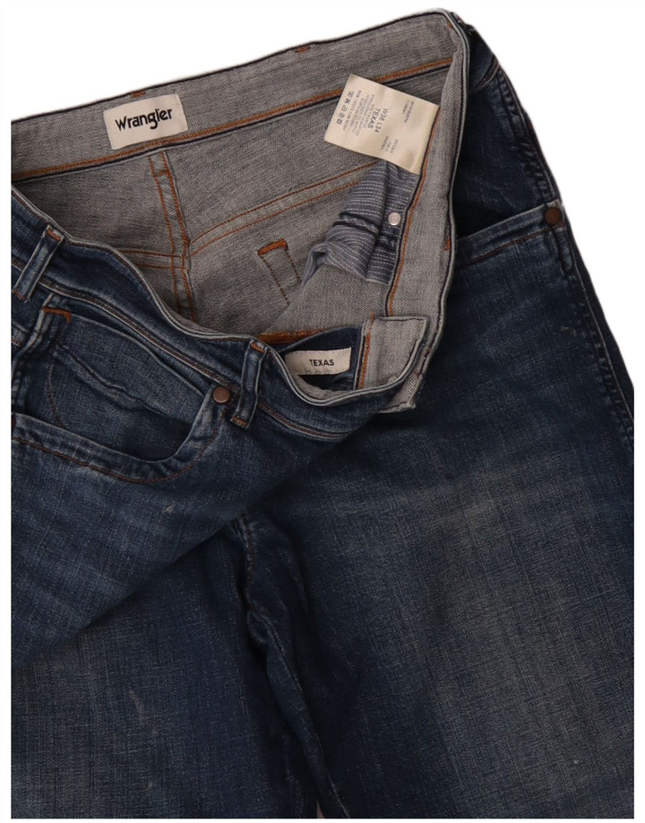 Wrangler Ανδρικό Texas Straight Jeans W36 L34 Μπλε βαμβακερό