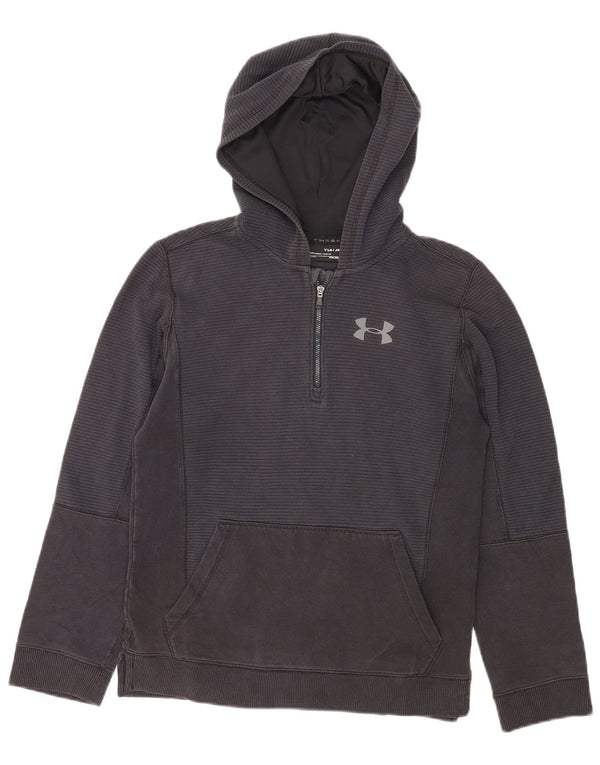 Under Armour Boys Cold Gear Hoodie Jumper 11-12 Years Large Μαύρο