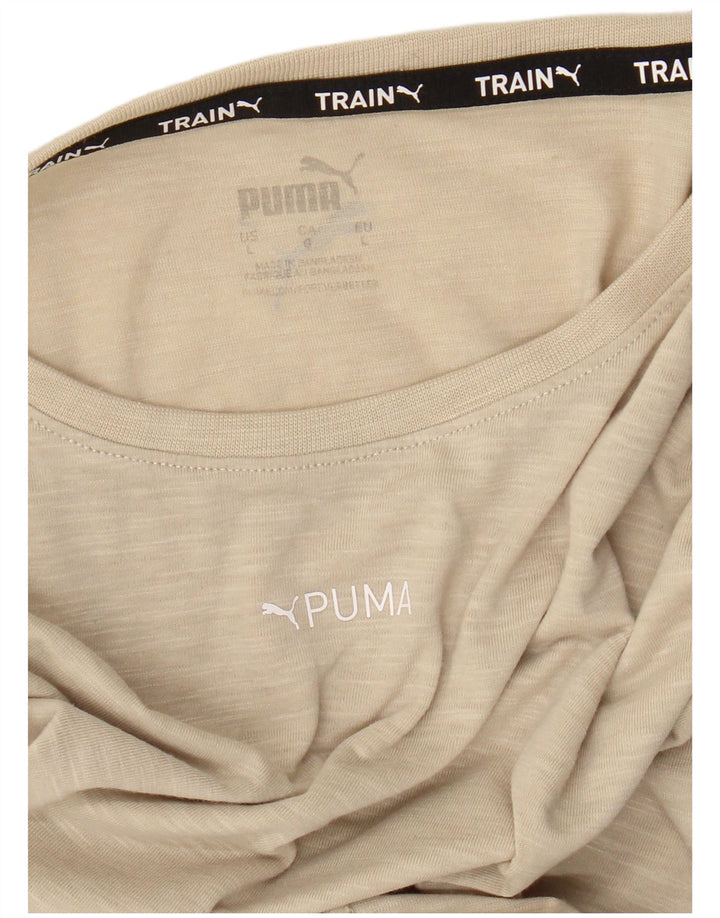 Ανδρικό T-Shirt Puma Top Large Beige Flecked