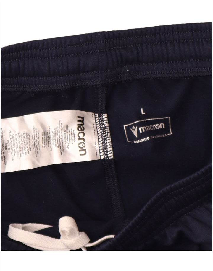 Ανδρική φόρμα Macron Παντελόνι Joggers Large Navy Blue Polyester