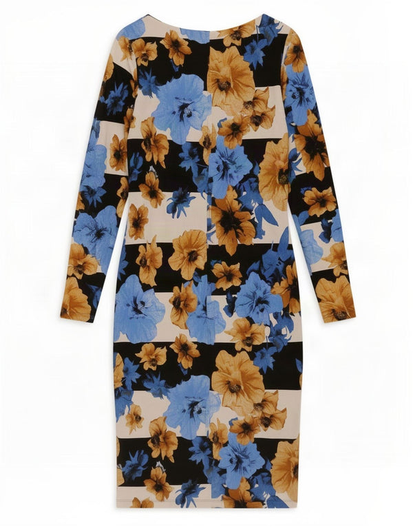 Marks & Spencer Γυναικείο Φόρεμα Bodycon UK 10 Small πολύχρωμο Floral