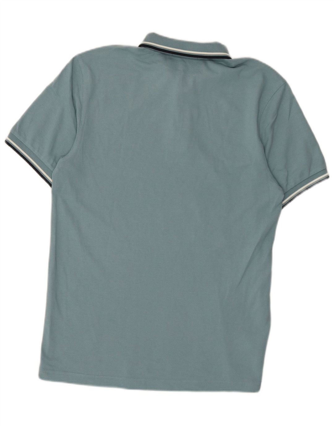 Fred Perry Ανδρικό πουκάμισο πόλο με μεσαίο μπλε βαμβακερό ριγέ