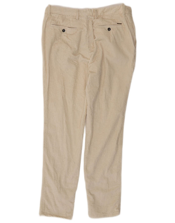 Massimo Dutti Ανδρικό κοτλέ παντελόνι EU 44 Large W34 L31 Off White