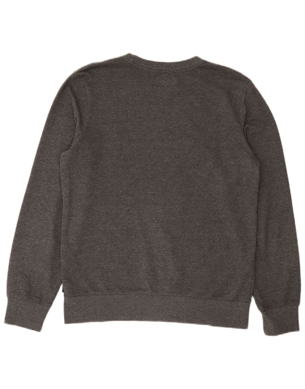 Γραφικό φούτερ Converse Boys Jumper 13-14 ετών XL Γκρι βαμβακερό