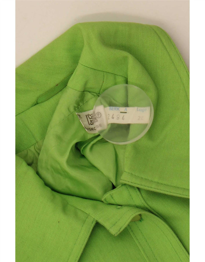 Gil Bret Γυναικείο Crop Bomber Jacket UK 14 Large Green Polyester