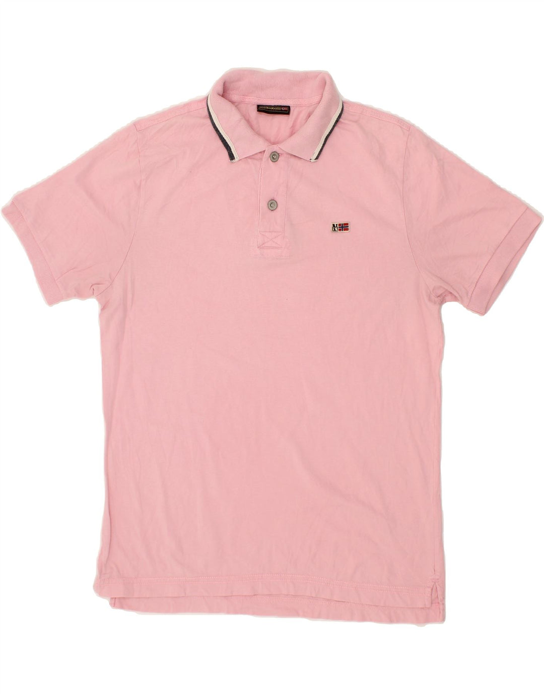 NAPAPIJRI Mens Polo Shirt Large Pink Vintage Napapijri and Second-Hand Napapijri from Messina Hembry 
