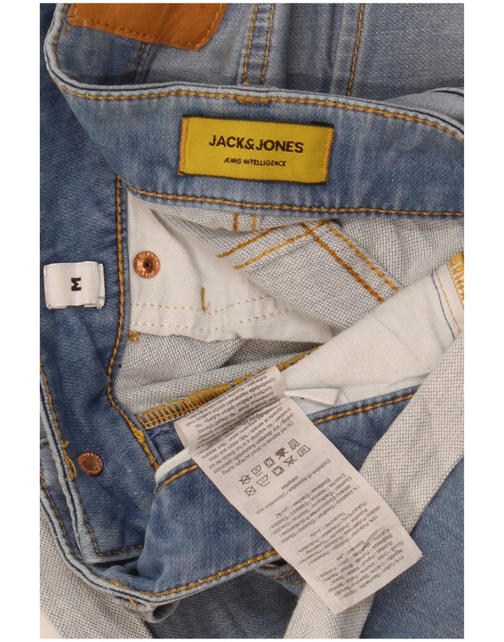 Ανδρικό τζιν σορτς Jack & Jones κανονικό μεσαίο W32 Μπλε βαμβακερό