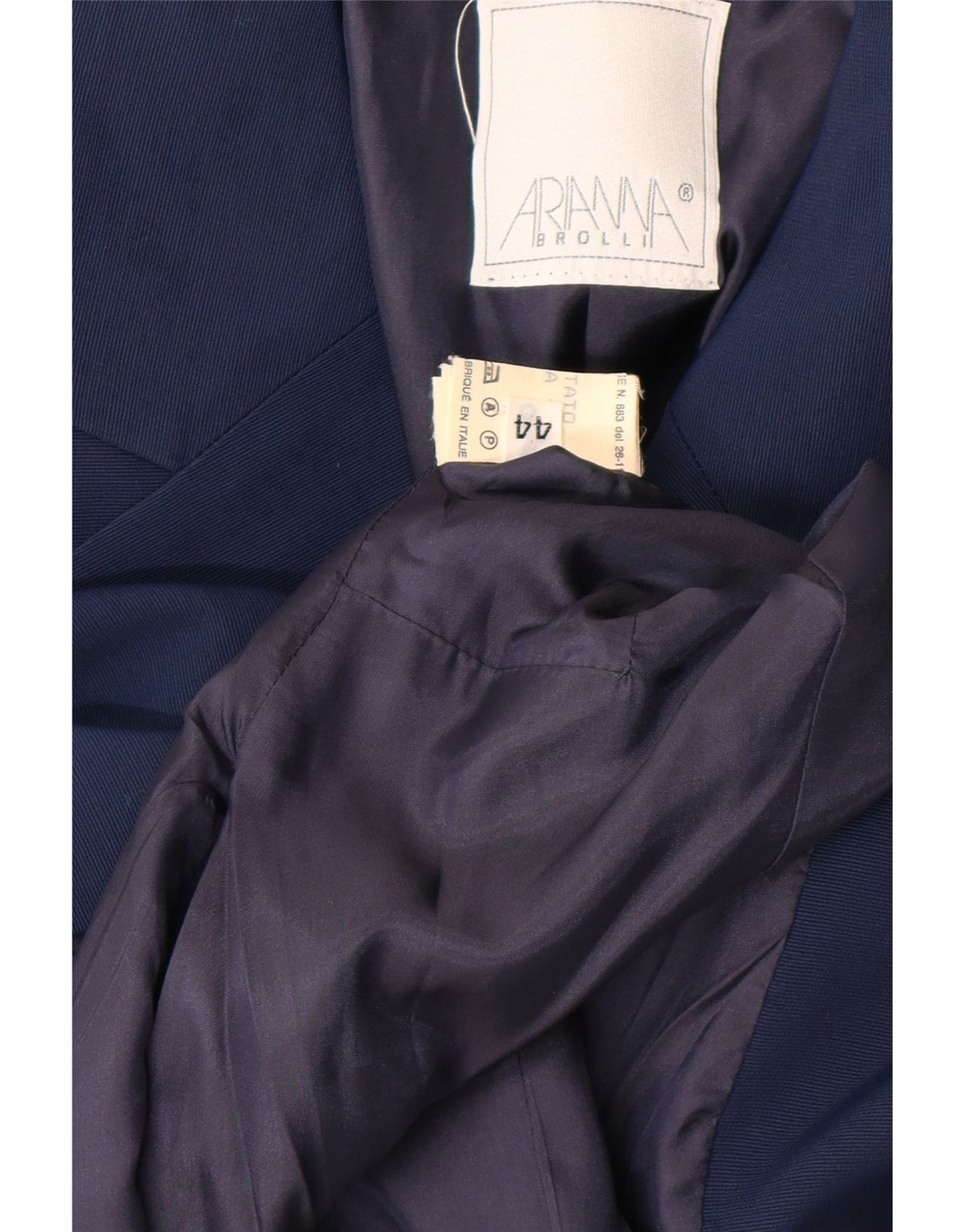 Vintage Γυναικείο Μπουφάν Blazer IT 44 Medium Navy Blue Acetate