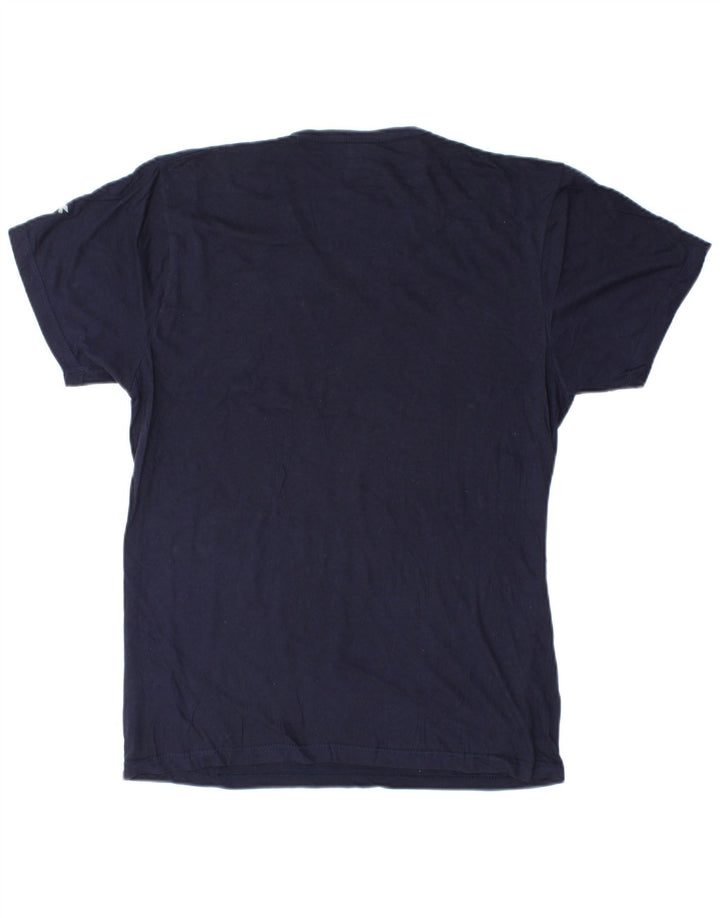 Ανδρικό T-Shirt Diadora Top Large Navy Blue από βαμβάκι