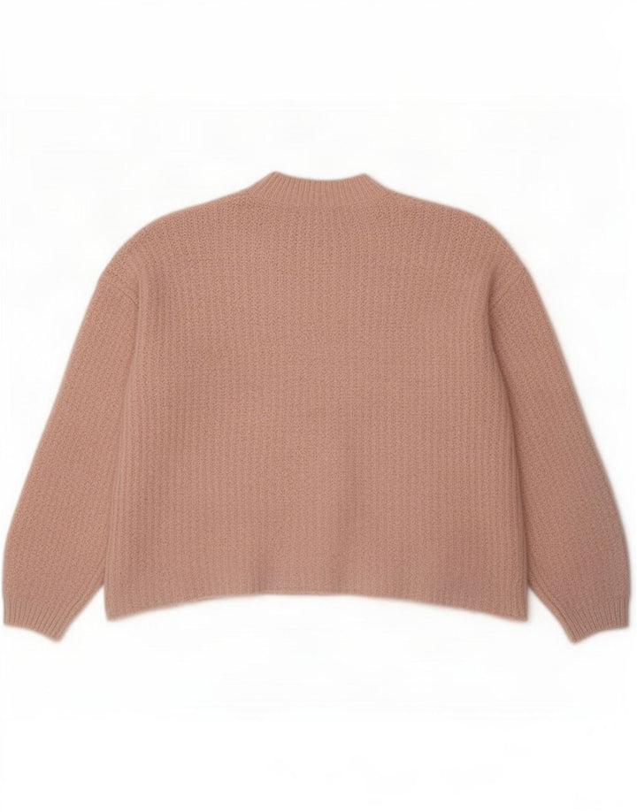 Marks & Spencer Γυναικείο πουλόβερ υπερμεγέθη Crew Neck Jumper UK 14 Medium Pink