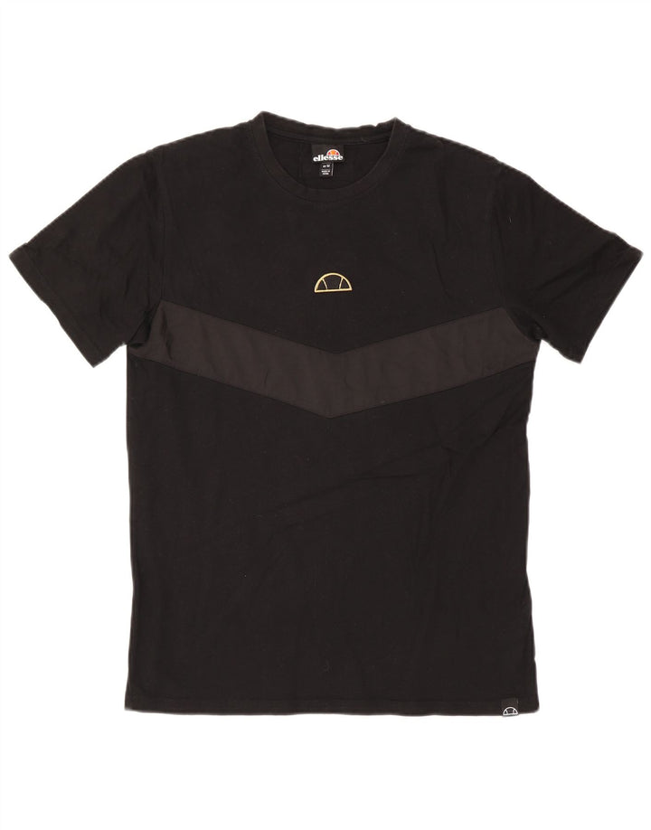 Ανδρικό γραφικό T-Shirt Ellesse Top Medium Black Colourblock