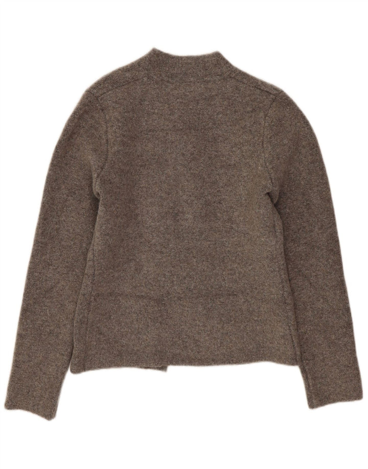 Zara Γυναικεία Ζακέτα Crop UK 10 Small Grey