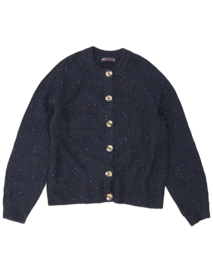 Marks & Spencer Γυναικείο πουλόβερ UK 14 Medium Navy Blue Flecked