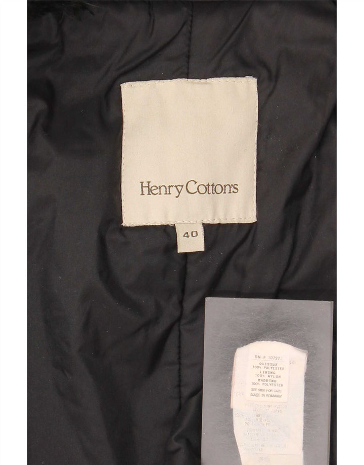 Henry Cottons Γυναικείο Πανωφόρι IT 40 Small Black Polyester