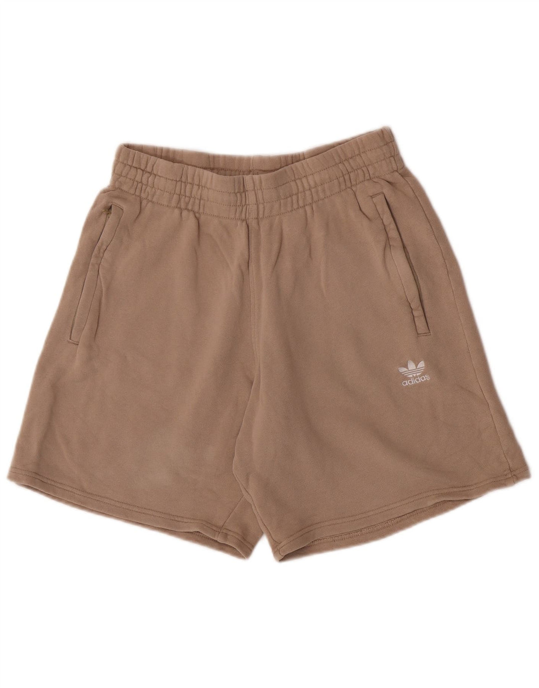 Ανδρικό casual σορτς Adidas μικρό μπεζ βαμβακερό