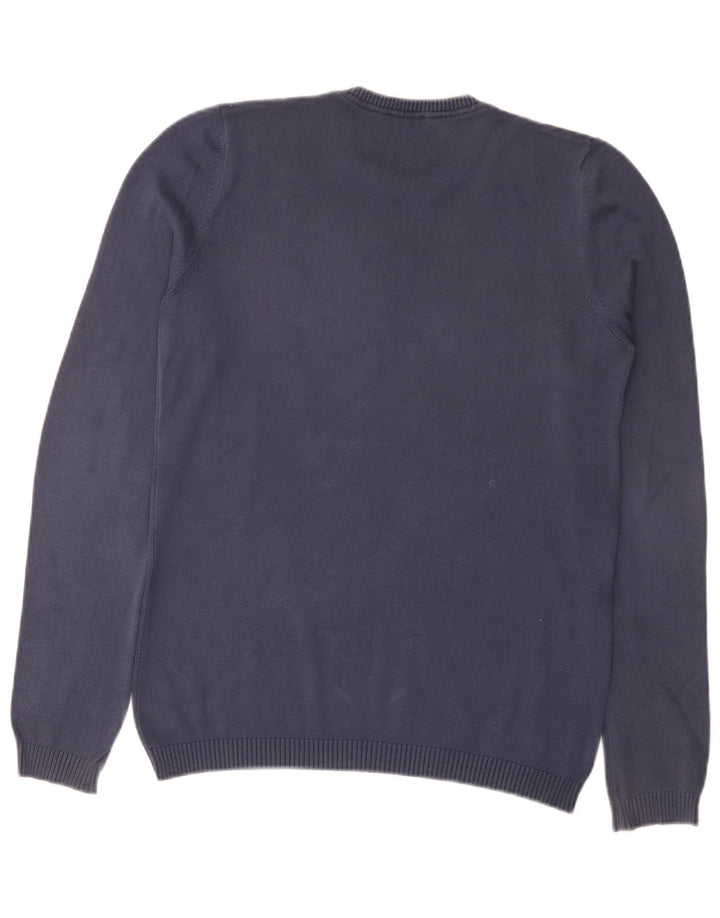 Ανδρικό πουλόβερ Benetton Crew Neck Jumper Small Navy Blue