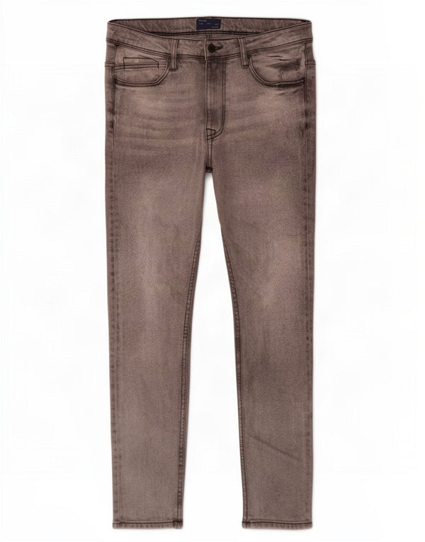 Zara Mens Skinny Jeans EU 44 Large W34 L30 Grey