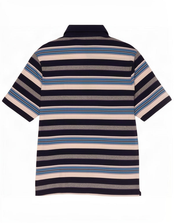 Penguin Mens Heritage Slim Fit Polo πουκάμισο Small Navy Blue ριγέ