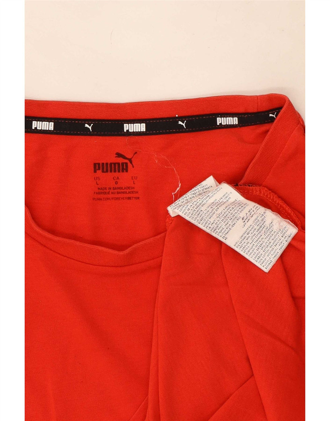 Ανδρικό γραφικό T-Shirt Puma Top μεγάλο κόκκινο βαμβακερό